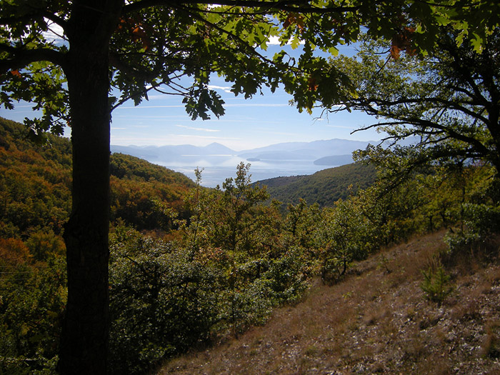 pateka kon kurbinovo pogled na prespansko ezero Jonce Ilievski